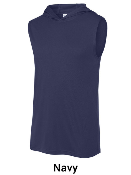"Competitor" Sleeveless  Performance Wicking Hoodie Tee