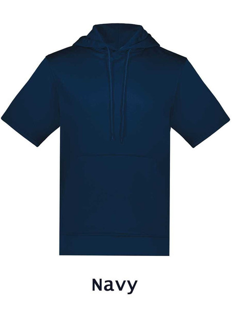Adult "Maverick" Short Sleeve Performance Wicking Hoodie Adult Coaches Pullovers All Sports Uniforms