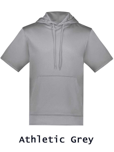 Adult "Maverick" Short Sleeve Performance Wicking Hoodie Adult Coaches Pullovers All Sports Uniforms