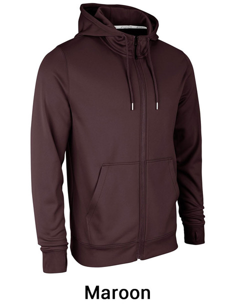 "Lineup" Performance Wicking Full Zip Hoodie