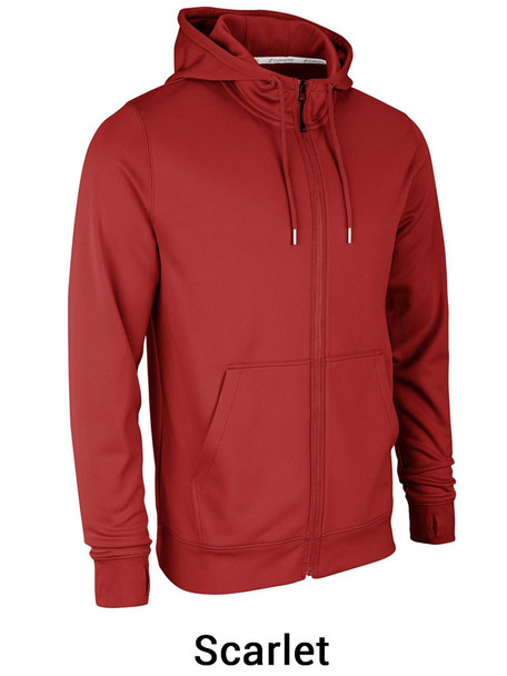 "Lineup" Performance Wicking Full Zip Hoodie