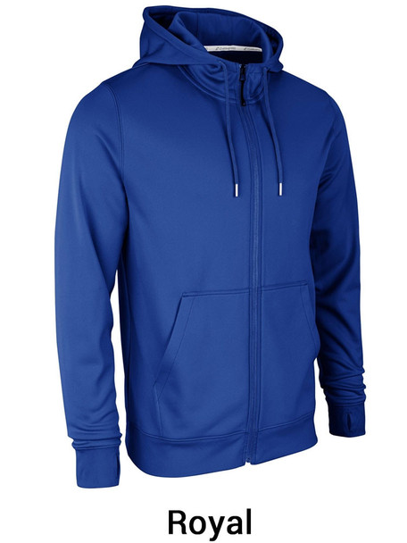 "Lineup" Performance Wicking Full Zip Hoodie