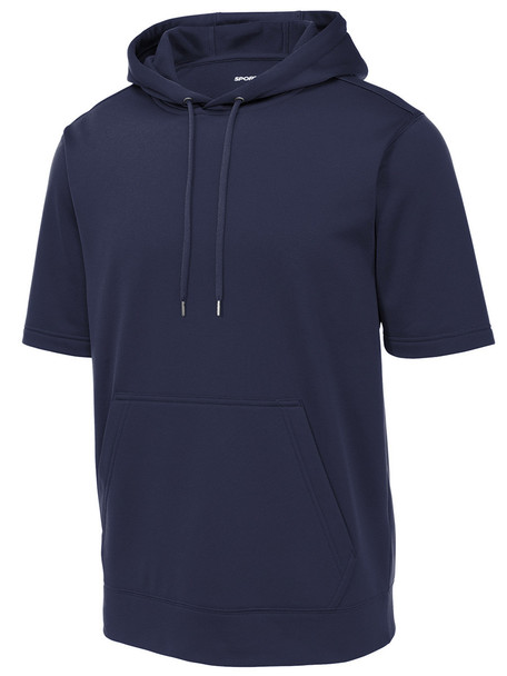 "Rebel" Short Sleeve Performance Wicking Hoodie