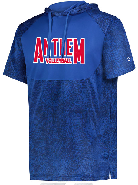 Adult "Stadium" Short Sleeve Hooded Tee