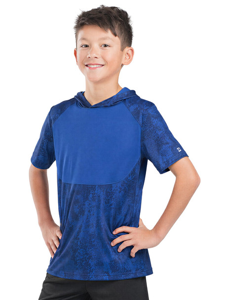 Youth "Stadium" Short Sleeve Hooded Tee