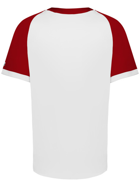 Adult "Baseline" Covered Placket Baseball Jersey