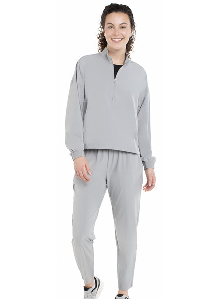 Womens "Pinnacle Stretch" 1/2 Zip Pullover Warm Up Set