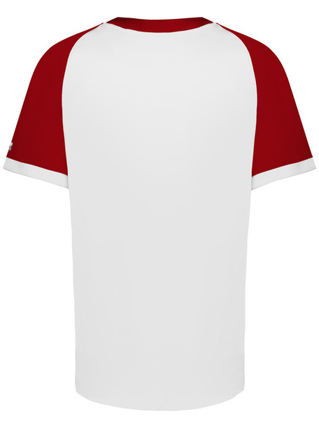 "Baseline" Covered Placket Baseball Jersey