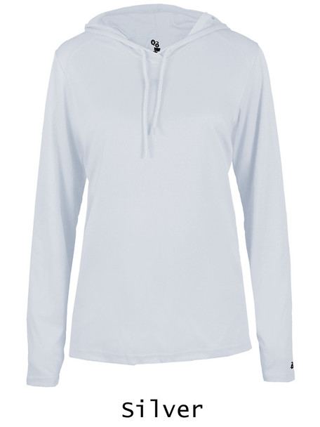 Womens "Bravo" Performance Wicking Hoodie Tee
