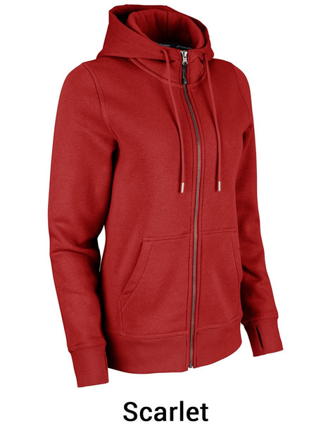 Womens "Victory" 8.1oz 60/40 Full Zip Hoodie