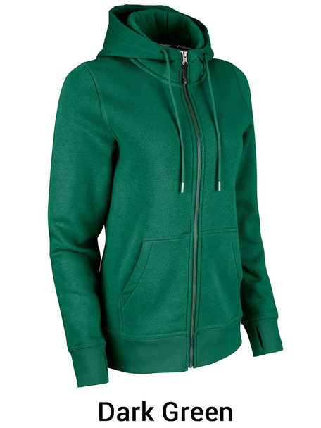 Womens "Victory" 8.1oz 60/40 Full Zip Hoodie