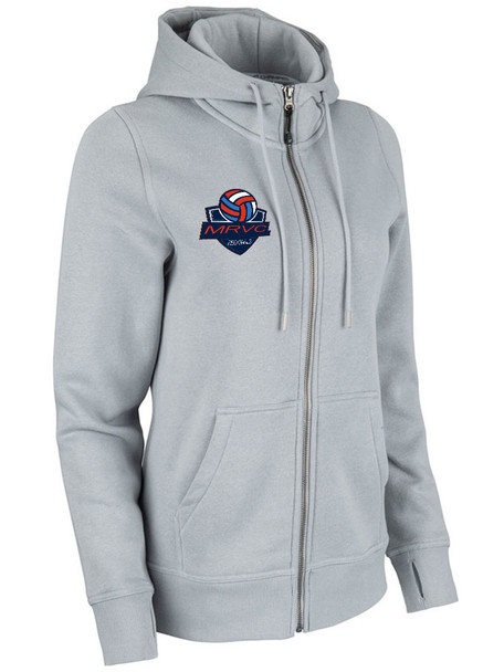 Womens "Victory" 8.1oz 60/40 Full Zip Hoodie