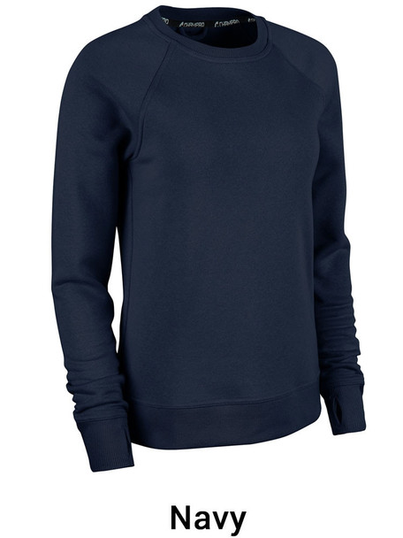 Womens "Victory" 8.1oz 60/40 Split Hem Crew