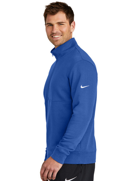 Nike "Club Sleeve Swoosh" 8.3 oz 80/20 1/2 Zip Pullover