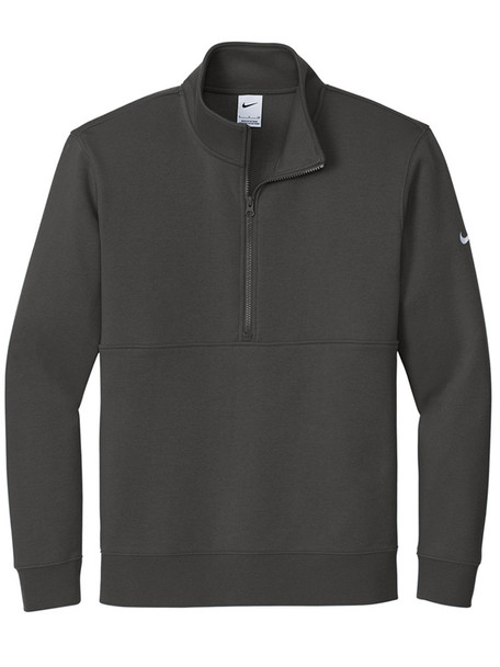 Nike "Club Sleeve Swoosh" 8.3 oz 80/20 1/2 Zip Pullover
