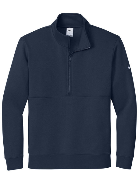 Nike "Club Sleeve Swoosh" 8.3 oz 80/20 1/2 Zip Pullover