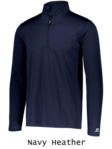"Heathered Compass" 1/4 Zip Pullover