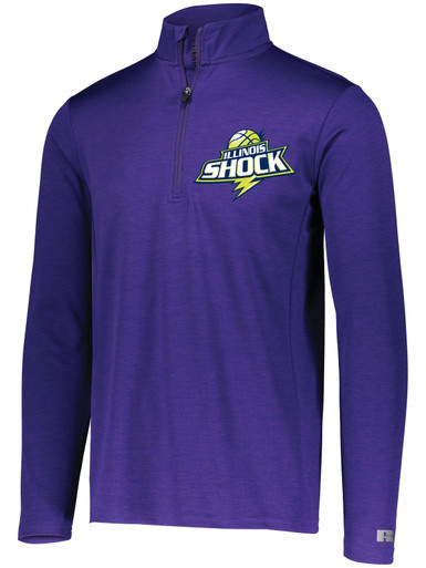 "Heathered Compass" 1/4 Zip Pullover