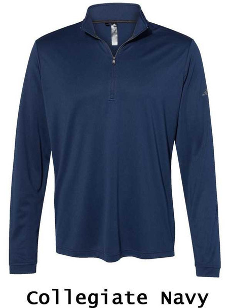Adult Adidas Lightweight Coaches 1/4 Zip Warm Up Jacket Adult Coaches Pullovers All Sports Uniforms