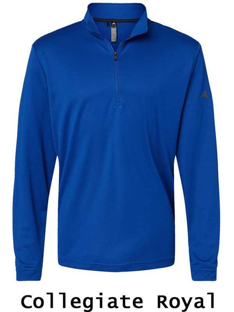 Adult Adidas Lightweight Coaches 1/4 Zip Warm Up Jacket Adult Coaches Pullovers All Sports Uniforms