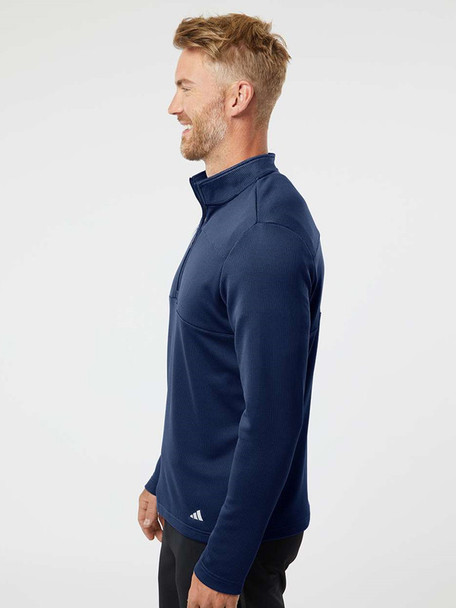 Adidas 3 Stripes 1/4 Zip Warm Up Pullover