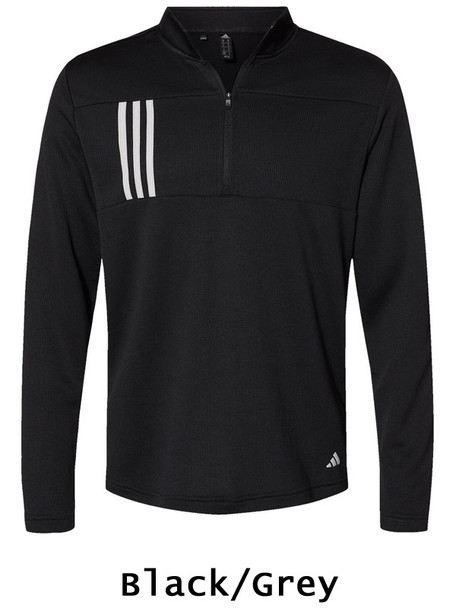 Adidas 3 Stripes 1/4 Zip Warm Up Pullover