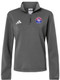 Womens Adidas "3 Stripe" 1/4 Zip Pullover