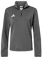 Womens Adidas "3 Stripe" 1/4 Zip Pullover