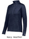 Womens "Heathered Compass" 1/4 Zip Pullover