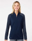 Womens Adidas "Shoulder Stripe" 1/4 Zip Pullover