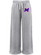Womens "Wide Leg" 8.5oz 60/40 Soft Sponge Fleece Sweatpant