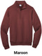 "Unity" 7.8 oz 50/50 Decorated Fleece 1/4 Zip Front Sweatshirt