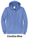 "Unity" 7.8 oz 50/50 Decorated Fleece Full Zip Hoodie