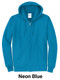 "Unity" 7.8 oz 50/50 Decorated Fleece Full Zip Hoodie