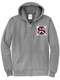 "Unity" 7.8 oz 50/50 Decorated Fleece Full Zip Hoodie