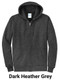 "Unity" 7.8 oz 50/50 Decorated Fleece Full Zip Hoodie