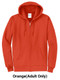 "Unity" 7.8 oz 50/50 Decorated Fleece Full Zip Hoodie