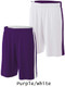 Adult 10" Inseam "Bulldog" Reversible Basketball Shorts