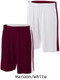 Adult 10" Inseam "Bulldog" Reversible Basketball Shorts