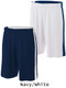Adult 10" Inseam "Bulldog" Reversible Basketball Shorts