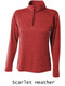 Womens "Lightweight Heathered Escape" 1/4 Zip Pullover