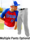Adult/Youth "Smooth Performance Spotlight" Baseball Uniform Set Crew Neck / V-Neck All Sports Uniforms