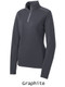 Womens "Sport Wick Textured" 1/4 Zip Pullover