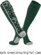 Digital Camo Over the Calf Soccer Sock