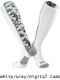 Digital Camo Over the Calf Soccer Sock