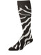 Zebra Over the Calf Soccer Sock