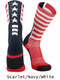 Flag USA Crew Volleyball Sock