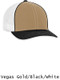 Tri-Color Trucker Mesh Moisture Control Baseball Cap