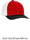 Tri-Color Trucker Mesh Moisture Control Baseball Cap