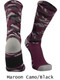Woodland Camo Crew Basketball Sock